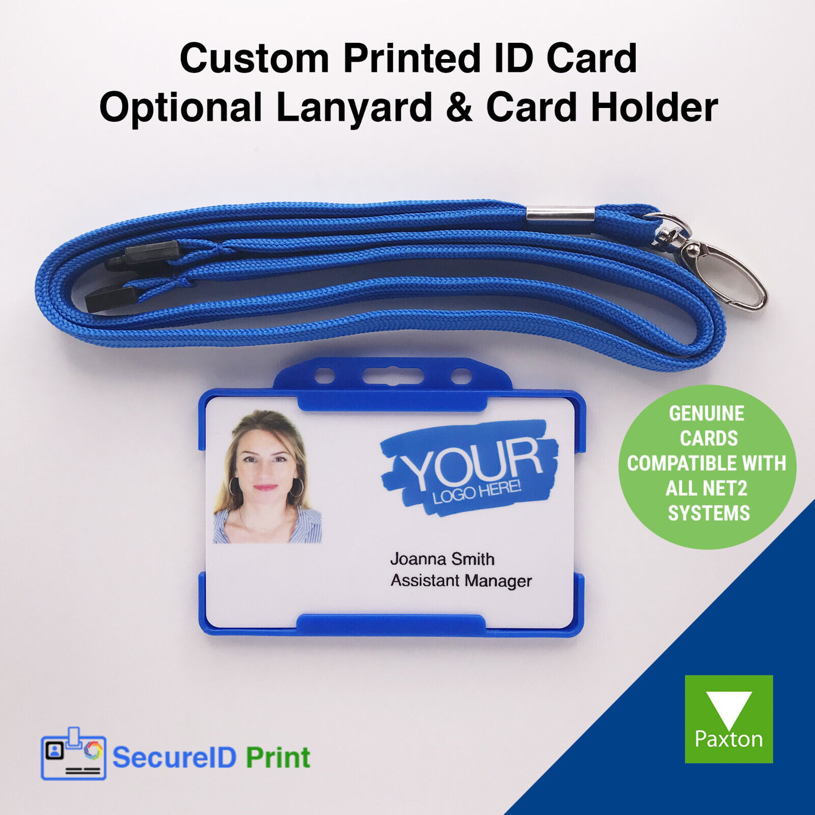 Custom Staff Photo ID Card with Lanyard-image